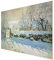 Bilderwelten Alu-Dibond gebürstet - Kunstdruck Claude Monet - Die Elster - Impressionismus Quer 2:3, Aluminium Print Wandbild Alu-Bild Wall Art, Größe HxB: 50cm x 75cm