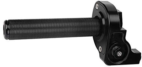 VOBOR Motorrad kurzhubgasgriff - Gasdrehgriffe 22 mm,Schnellgasgriff Gasgriff Moped Zubehör für die meisten Geländewagen und Motorrädern (Farbe : Black)