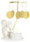 Dottir Nordic Design - Kerzenleuchter, Kerzenständer - Winter Stories - Squirrel with Angel Chime - Eichhörnchen, Schwarz