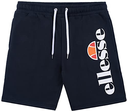 Ellesse Uomo Pantaloni Corti in Pile Bossini, Navy, M
