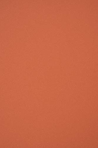 Netuno 100x carton rouge brique Materica Terra Rossa 360g A4 210x297mm carton coloré papier cartonnée haute qualité pour billets d'entrée couvertures de livres cartes de visite décoration brochures