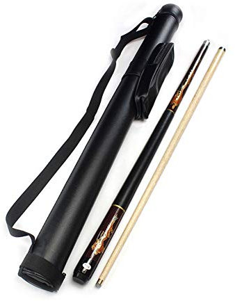 YRU Taco De Billar De 145 CM, Handmade 57 Ash 1/2 Piece Snooker Cue con Estuche Negro 19 oz Pool Cue(Size:11.5MM,Color:#3)