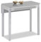 ASTIMESA Mesa de Cocina, Metal, Gris, 80x40cm-extendida 80x60 cms