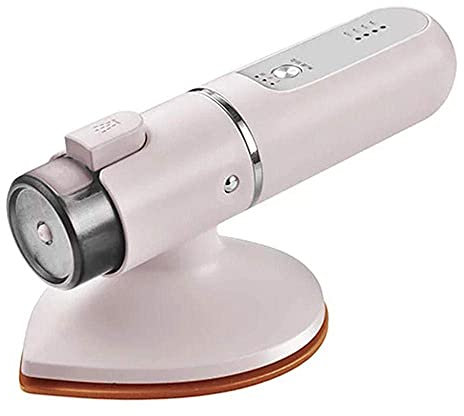 FZYE Plancha de Vapor, portátil con Control de Temperatura de Viaje, Plancha de Vapor eléctrica inalámbrica para electrodomésticos, Adecuada para Planchar Ropa, Etc-Pink