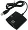 Smart SIM Card Reader Writer: EMV Reader Writer Programmer DOD Military USB ISO7816 Contact Common Access CAC Card Reader + SDK Kit - Credit Card Reader with Mac OS, Win, Linux (Black)