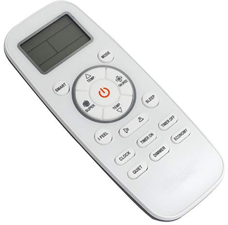 VINABTY Nuevo 1810196 Mando a Distancia de Repuesto DG11L1 01 Reemplace Control Remoto para Hisense DG11L1-01 DG11L1-03 DG11L1-04 Air Conditioning AC A/C 1810196 Remote Controller