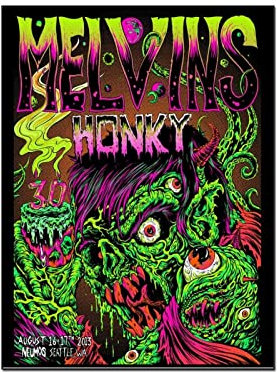 Kunstdruck Poster Kein Rahmen Terror Melvins Gig-Poster 60x90cm