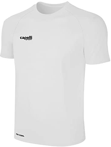 Capelli Sport Herren-Workout-Top, kurzärmelig, Rundhalsausschnitt, Trainingstrikot