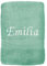 KDO MAGIC - Serviette personnalisée - 100% Coton, épaisse et Douce - Prénom brodé - Drap de Bain, Douche éponge Personnalisable - Cadeau noël, Anniversaire, Retraite (50cm x 90cm, Vert d'eau)