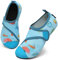 SAGUARO Calcetines Piscina Niño Surf Aqua Escarpines Niña Secado Rápido Antideslizante Zapatillas Deportivas Acuáticas Azul 36/37 EU