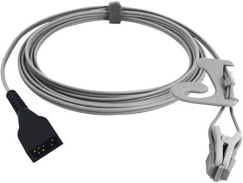 Sino-k Ohrclip spo2 Sensor, 3 m, 7-polig, kompatibel mit Nonin, FDA/CE-geprüft