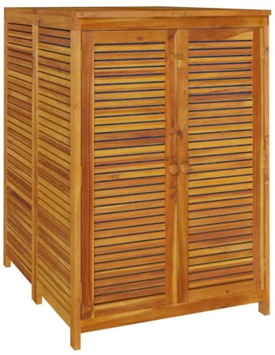 vidaXL Boîte de Rangement de Jardin 70x87x104 cm Bois Massif d'acacia
