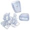 Qrity 20 PCS Kitchen Sink Rack Feet, Feet for Sink Grid, Kitchen Sink Wire Rack Feet Replacement Protector for Kitchen Sink Grid
