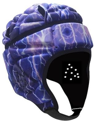 rockible Casco de Rugby para Niños, Gorra Protectora de Rugby, Protección Anticolisión, Casco de Fútbol Ajustable, Casco de Rugby para Lanzador Juvenil, Estilo c