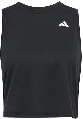 adidas Women's Train Essentials Boxy Workout Tank, Black, XL