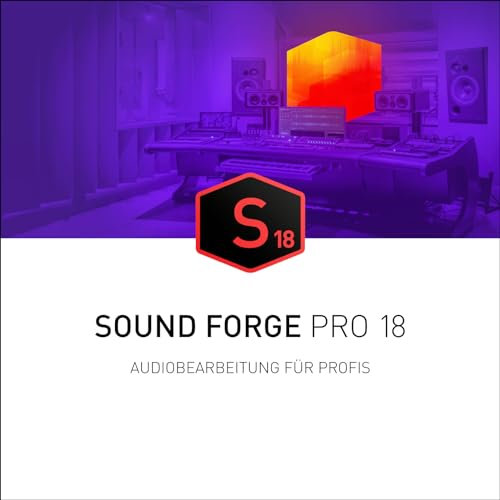SOUND FORGE Pro 18| Audio Software | Musikprogramm | für Windows 10/11 PC | 1 Volllizenz als praktischer Download