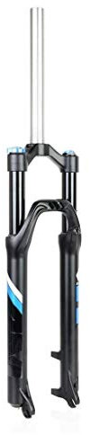 GZKDKZB Fourche à Suspension pour VTT 26 27,5, Fourche Avant à air en Alliage 1-1/8, Amortisseur pour Disque 160-180 mm