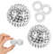 2 Stücke Magnetic Acupressure Balls &3 Massageringe Für Finger,Skills Borderline,Akupressur Ring,Skills,Igelball Klein,32 Mm Skills Borderline,Skills Set Für Stress Relief Oder Massage (Sliver)