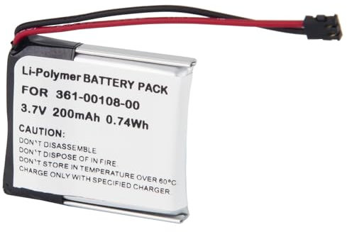 CHUNCAIL 361-00108-00 Batterie de rechange pour montre connectée Garmin Vivoactive 3 Li-Polymer 3,7 V 200 mAh