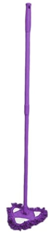 Heidouse Mini Mop, 180° Rotatable Triangle Mop with Telescopic Handle, Wall Cleaner for Bathroom Shower Floor Wall