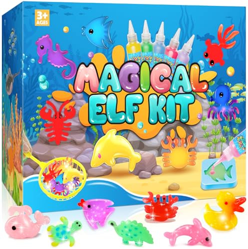 Wootoyz Magique Aqua Gelz, Jeux Fille 4 5 6 7 Ans Garcon Cadeau Enfant 4 5 6 7 8 Ans Jouet Fille 5-7 Ans Activité Manuelle pour Enfants 3+ Ans Kit Creatif Enfant Peinture