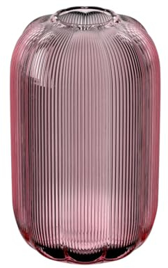 Villeroy & Boch – Fleur Gifts Vase, Höhe: ca. 28 cm, Lila, Florale Glasvase für große Sträuße, Hochwertiges Glas
