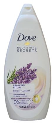DOVE Women's Glowing Ritual Lotus Flower Shower Gel Pack of 6 x 500 ml