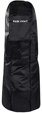 DEWIN Golfbag Wasserdicht, Golfsack Regenschutz Golf Regencover, Besteht Im Freien Golf Cart Tasche wasserdichte Regenjacke Golf Regen Schutz Tragbare (Schwarz)