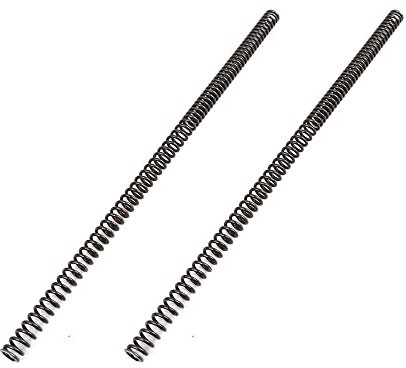 sourcingmap Lot de 2 ressorts de fourche avant de moto - 45 cm - Noirs