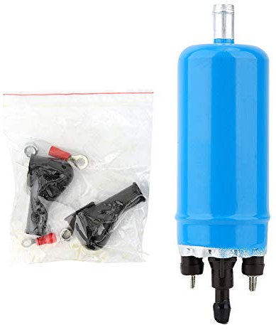 Pompe à essence, pompe à essence électrique haute pression en ligne 12V avec kit d'installation pour kit série E 0580464070, bleu