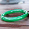 Damen Armreif, Jade Armreif, GrüN, Klassische Chinesische Art Tinte GrüNe Achat Jade Armreifen mit Geschenkbox