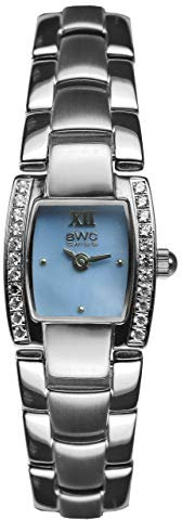 BWC Swiss Damen Uhr Analog Quarz mit Edelstahl Armband 201505004