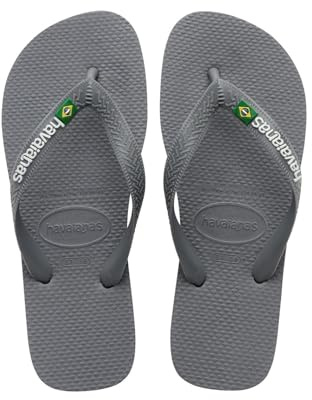Havaianas Brasil Logo Zehensandalen Herren Schwarz Zehensandalen Shoes