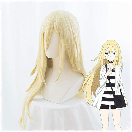 Teakpeak Anime Cosplay Perücke, Rachel Gardner Perücke Angels of Death Rachel Gardner Cosplay Wig - Golden