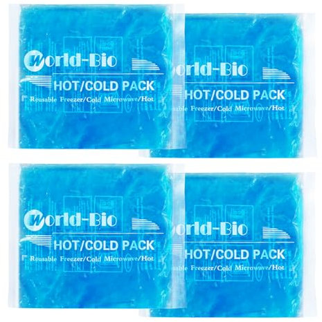 riutilizzabile ghiaccio gel caldo freddo pad di raffreddament Impacco compresse per pronto soccorso e bambini freddo gel per infortuni, dolori muscolari, febbre 13×14cm - 4 pezzi
