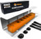 Bandeja Organizador Cables Escritorio de Stilemo - Bandejas Gestión de Cable Ultra Resistente, Soporta 5kg - Mantener los Cables ordenados - Diseño Minimalista para Oficina (Gris)