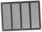 Griglia di ventilazione e aspirazione dell’aria in metallo con montaggio a incastro, ideale come protezione contro gli insetti, 400 x 300 mm, colore zincato