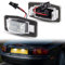 POPMOTORZ LED Kennzeichenbeleuchtung, 2 Stücke Nummernschildbeleuchtung 2835 SMD mit CanBus Fehlerfrei Weiß Einfache Installation für Ford Escape Mercury Mariner Mazda MX-5 Miata MPV 323 / Protege
