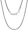 VEXXS Herren Foxtail Kette Halskette 3mm, 18K Gold beschichtet Edelstahl Goldkette für Herren Damen Mädchen Männer Jungen, Schmuck Geschenk,45-65cm