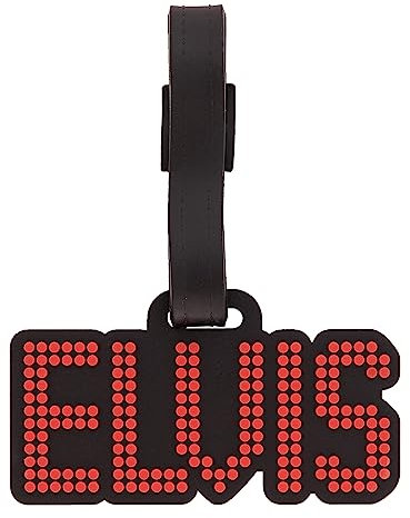 Elvis Presley Gepäckanhänger Tasche (PVC Gepäckanhänger - B)