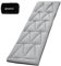 KingCamp Polyester-Baumwoll Feldbett Auflage Super leicht Portabel Camping Matratze Mehrzweck Matratze für Campingbett Gartenliege Sonnenliege auch Als Schlafmatte oder Reisedecke fürs Outdoor, Reise