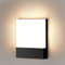 Cwycfw LED Wandleuchte Aussen 18W Außenwandleuchte 3000K Warmweiß Wasserdicht IP65 Wandlampe Schwarz