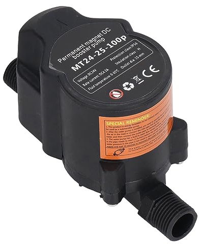 Bomba de Refuerzo de Ducha Automática a Presión de Agua, Montaje en Pared de Recirculación, 24VDC, 100, 240V, para Baño y Cocina (Enchufe de la UE)