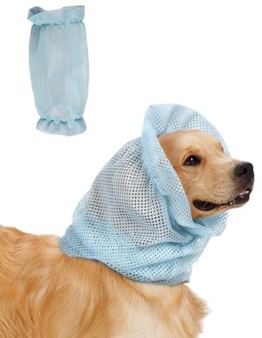 Zeayebsr Couvre-Oreilles pour Chien - Élastique, Durable, en Tissu Maille - Anti-Insectes - Style Pull, Snood pour Cocker