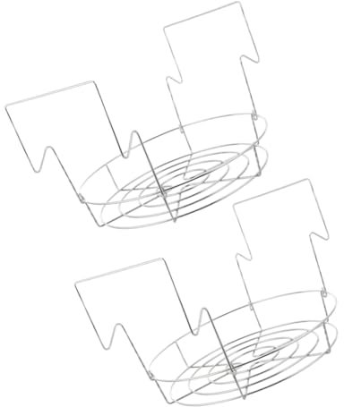LALADEFIEE 2pièces Support De Conservation Acier De Supports pour Bocaux Rack Pratique pour Canning à Étagère Et Facile à Nettoyer