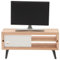KONTONTY Miniatur Fernseher Set Mit TV Schrank Puppenhaus Zubehör Simulierte Geräte Mini öbel Dekoration Realistische Fernseher Für Puppenhaus Und Miniatur Szenen