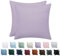Tifschlaf Kissenbezug 80x80 2er Set - Kopfkissenbezug 80 x 80 Violett mit Reißverschluss aus Mikrofaser Weich, 80x80cm Lila Pillow Case