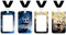 2 Stück Hollow Knight Anime Badge-Set mit Umhängeband, Lanyard mit Kartenhalter, für Ausweiskarten im Büro, Schule, Bus (1)