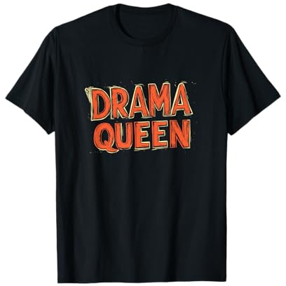 Emblème drama Queen Speech T-Shirt