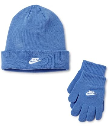 Nike Unisex Kinder Set aus Mütze und Handschuh/Fäustlingen Club Beanie and Glove/Mitten Set